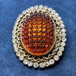 Vintage Estate Czech Art Deco Brooch